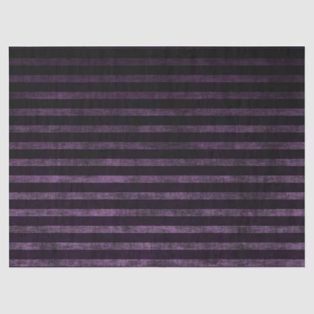 Lila Grunge Ombre Streifen Seidenpapier (Vorderseite)