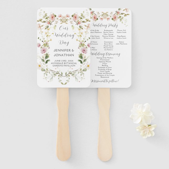 Lila Grünprogramm für Pflaumen Fächer (Vorne und Hinten)