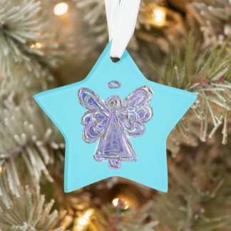 Lila Guardian Engel Weihnachtsanhänger Ornamente