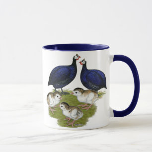 Lila Guinea-Familie Tasse