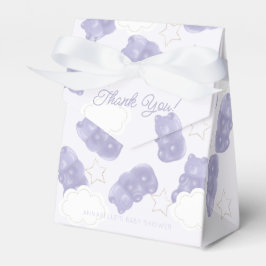 Lila Gummibärendusche Geschenkschachtel