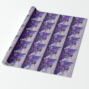 Lila Gymnastik - Papierschieber Geschenkpapier