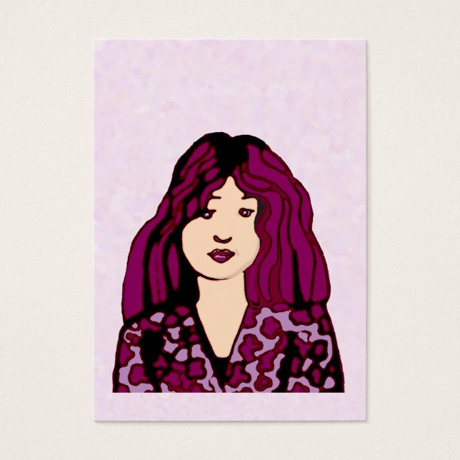 Lila Haare (Vorderseite)