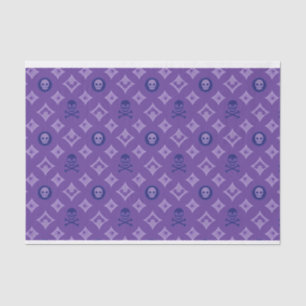 Lila Halloween Louis Vuitton Pattern Seidenpapier