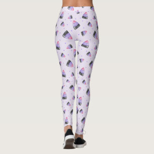 Lila Halloween-Mais Leggings