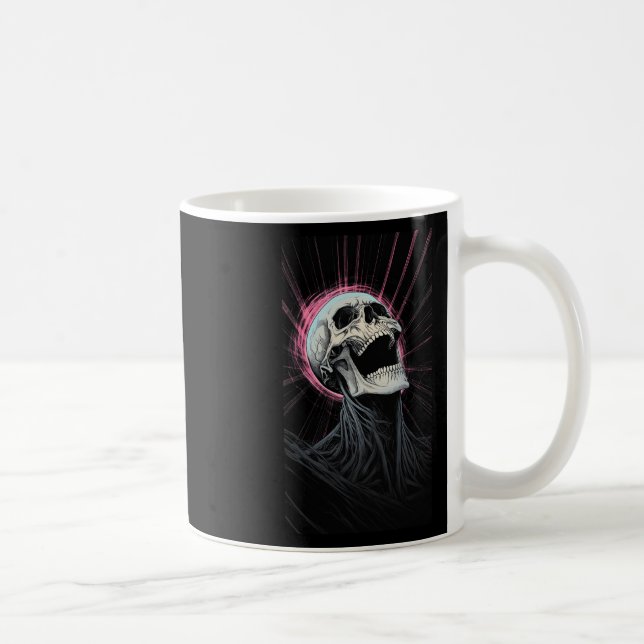 Lila Händlerfriedenszeichen für Liebe Kaffeetasse (Rechts)