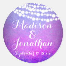 Lila Hanging Fairy Twinkle Lights Hochzeit