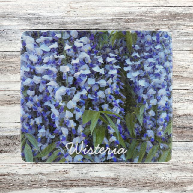 Lila Hangwisteria Floral Cutting Board Schneidebrett (In Situ)