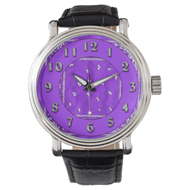 Lila Hanky Watch Armbanduhr (Vorderseite)