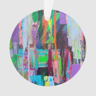 Lila Haze-Akrylverzierung Ornament