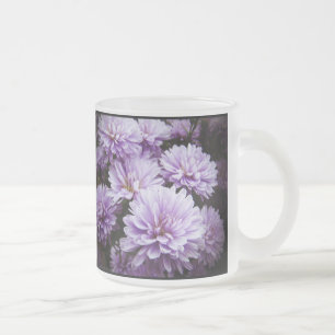 Lila Haze Chrysanthemas Mattglastasse