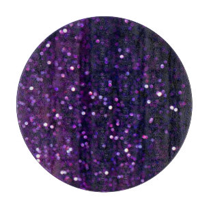 Lila Haze: Glitzer-Leuchten Hintergrund Schneidebrett