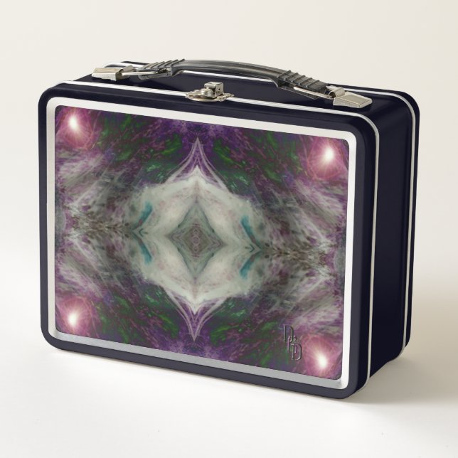 Lila Haze Metall Brotdose (Vorderseite)