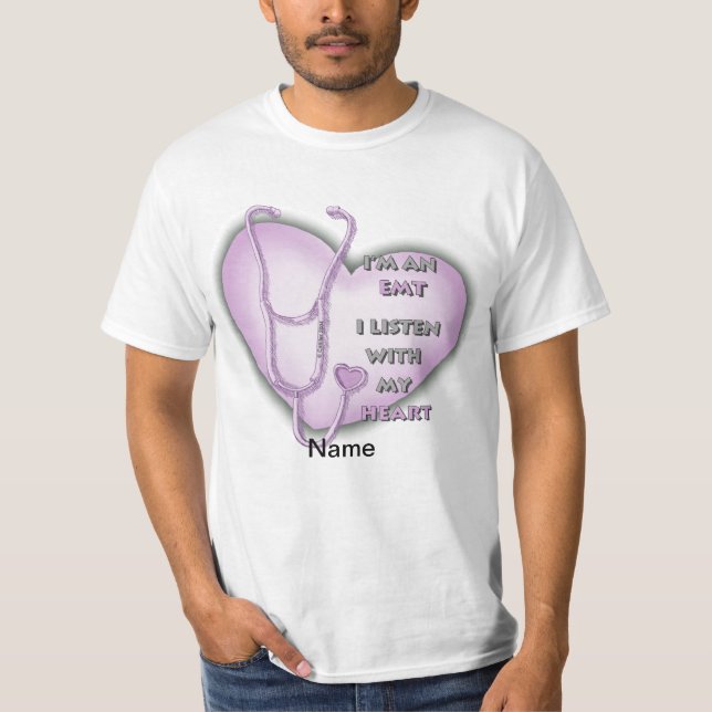 Lila Heart EMT T-Shirt (Vorderseite)