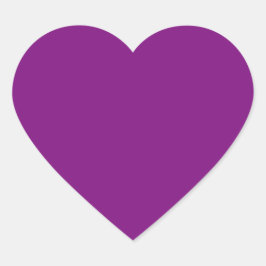 Lila Heart Stickers
