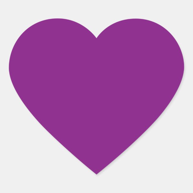 Lila Heart Stickers (Vorderseite)