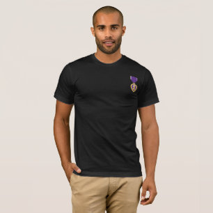 Lila Heart us Military Award Veteran Gift T-Shirt