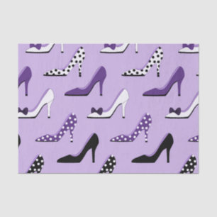 Lila Heels modern Seidenpapier