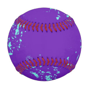 Lila hellblaue Doodles Baseball