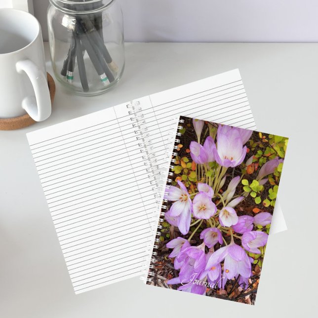 Lila Herbst Notizbuch (In Situ)