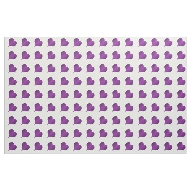 Lila Herzen Stoff (Yard (91,4 cm))
