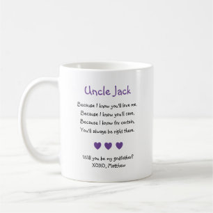 Lila Herzen werden Sie mein Pate Gedicht Foto sein Kaffeetasse