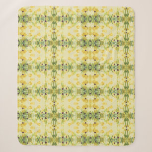 Lila Herzklopfen mit Grüntönen und Yello Sherpadecke