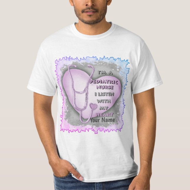 Lila Herzkrankheit T-Shirt (Vorderseite)
