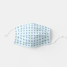 Lila Herzmuster Illustration blauer Dreck