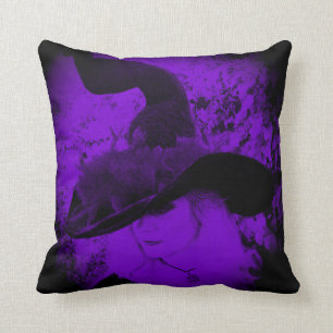 Lila Hexenkissen Pagan Wiccan Cushion Kissen