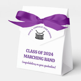 Lila High School Band Custom Graduation Party Geschenkschachtel