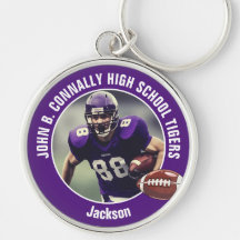 Lila High School Football Player Foto