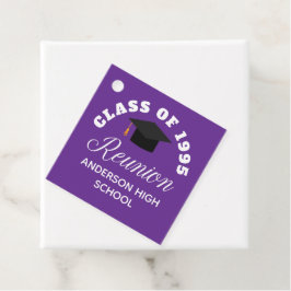 Lila High School Wiedersehen Personalisiert Partys Geschenkanhänger