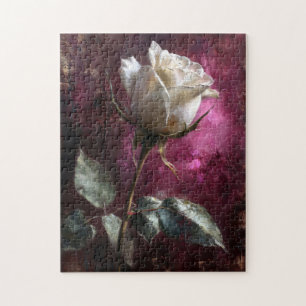 Lila Hintergrund der Rose