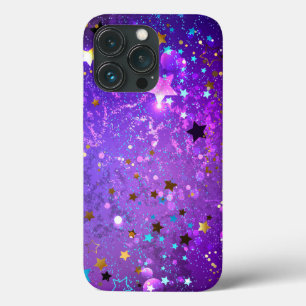 Lila Hintergrund mit Sternen Case-Mate iPhone Hülle