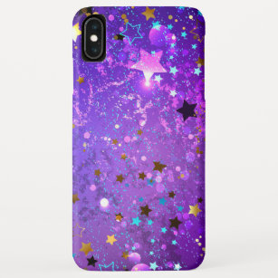 Lila Hintergrund mit Sternen Case-Mate iPhone Hülle