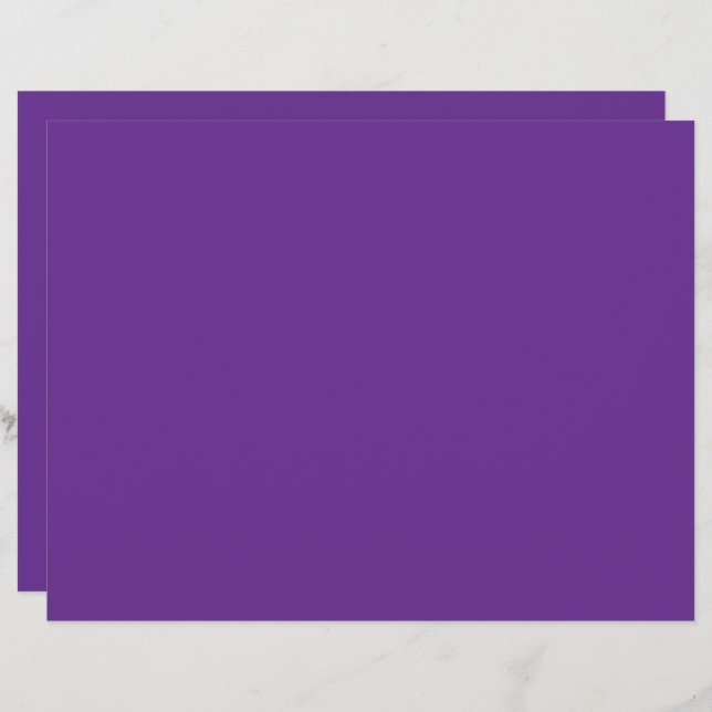 lila Hintergrund mit weißem Rand Briefbogen (Vorne/Hinten)