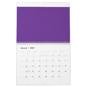 lila Hintergrund mit weißem Rand Kalender
