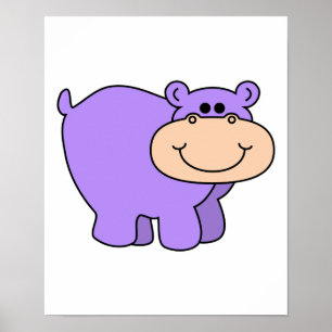 lila Hippie Poster