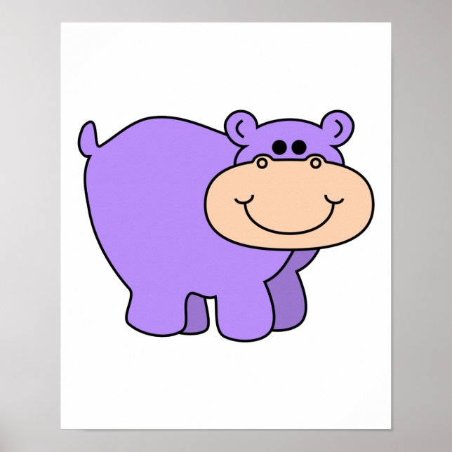 lila Hippie Poster (Vorne)