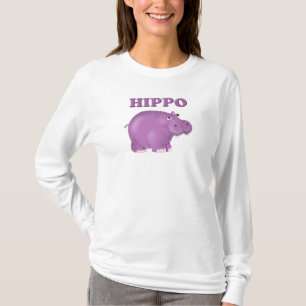 Lila Hippo T-Shirt