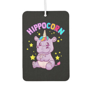 Lila HippoCorn Hippo Mais Hippopotamus Lover Autolufterfrischer