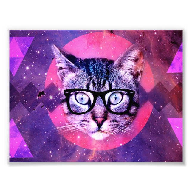 Lila Hipster Fotodruck (Vorne)