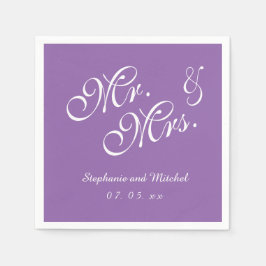 Lila | Hochzeitspapier Napkins Serviette