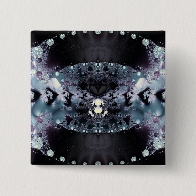 Lila Hole Button (Vorderseite)