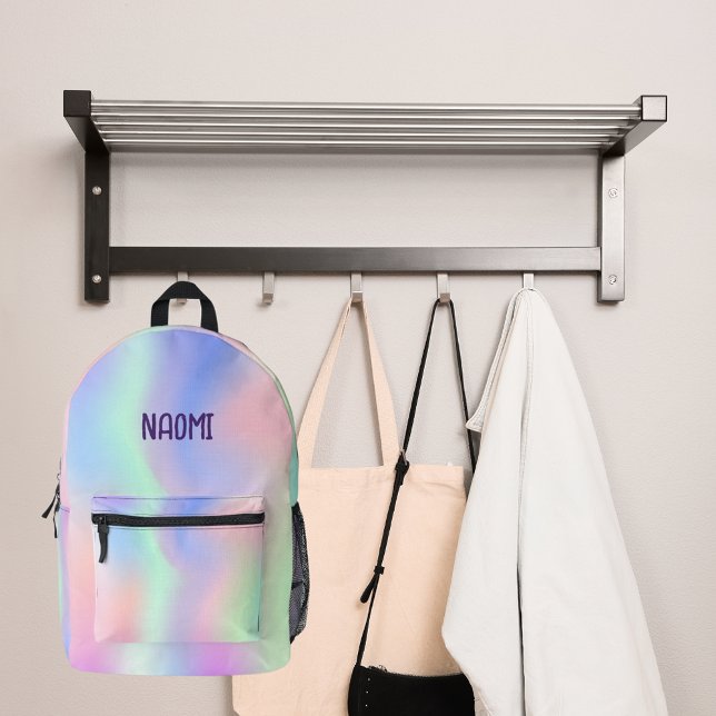 Lila Holografie Bedruckter Rucksack (Von Creator hochgeladen)