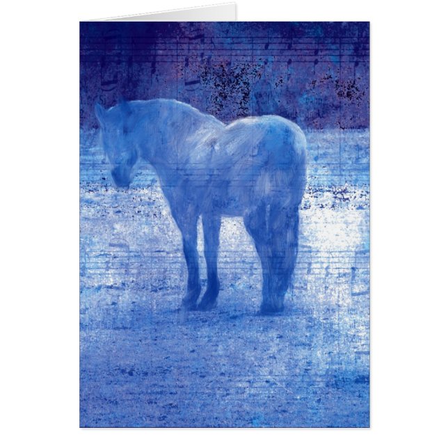 Lila Horse-Digitalbild (Vorne)