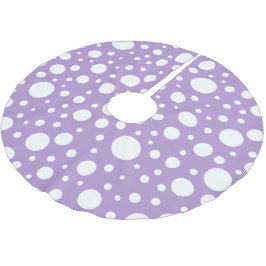 Lila Hosenrock Polyester Weihnachtsbaumdecke