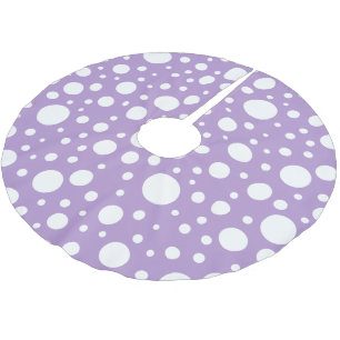 Lila Hosenrock Polyester Weihnachtsbaumdecke