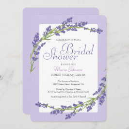 Lila hübsch | Einladung zur Brautdusche